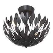 Millennium Lighting Merylmint 4 Light 16" Wide Semi-Flush Bowl Ceiling Fixture Matte Black