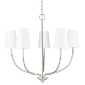 Millennium Lighting Kandor 5 Light 26" Wide Chandelier Brushed Nickel
