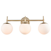 Millennium Lighting Redondo 3 Light 24" Wide Bathroom Vanity Light Brushed Gold