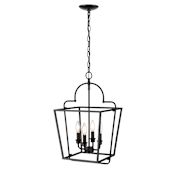 Millennium Lighting 4 Light 15" Wide Multi Light Pendant Matte Black