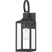 Millennium Lighting Halston 17" Tall Outdoor Wall Sconce Powder Coated Black