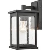 Millennium Lighting Bowton 12" Tall Outdoor Wall Sconce Powder Coat Black
