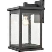 Millennium Lighting Bowton 16" Tall Outdoor Wall Sconce Powder Coat Black