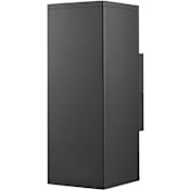 Millennium Lighting Vegas 2 Light 13" Tall Outdoor Wall Sconce with Frosted Glass Shades - ADA Compliant Powder Coated Black