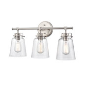 Millennium Lighting Amberose 3 Light 23" Wide Vanity Light Brushed Nickel