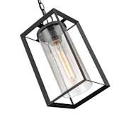Millennium Lighting Wheatland 7" Wide Outdoor Mini Pendant Powder Coat Black