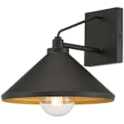 Millennium Lighting Vectra 9" Tall Outdoor Wall Sconce Powder Coated Black