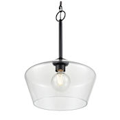 Millennium Lighting Morbelle 14" Wide Pendant Matte Black