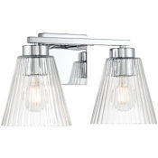 Millennium Lighting Riville 2 Light 14" Wide Vanity Light Chrome