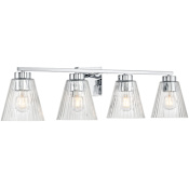 Millennium Lighting Riville 4 Light 32" Wide Vanity Light Chrome