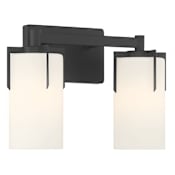 Millennium Lighting Froselle 2 Light 13" Wide Vanity Light Matte Black