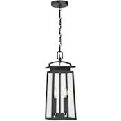 Millennium Lighting Kendrix 2 Light 8" Wide Outdoor Taper Candle Mini Pendant Powder Coated Black