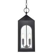 Millennium Lighting Namath 2 Light 9" Wide Outdoor Mini Pendant Powder Coated Black