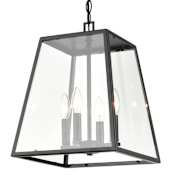 Millennium Lighting Grant 4 Light 12" Wide Outdoor Pendant Powder Coat Black