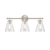 Millennium Lighting Aliza 3 Light 26" Wide Vanity Light Brushed Nickel