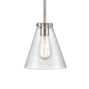 Millennium Lighting Aliza 8" Wide Mini Pendant Brushed Nickel