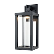 Millennium Lighting Dumont 17" Tall Outdoor Wall Sconce Powder Coated Black