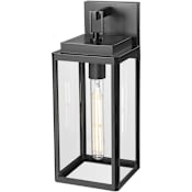 Millennium Lighting Alpharetta 16" Tall Outdoor Wall Sconce Powder Coated Black