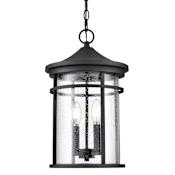Millennium Lighting Namath 2 Light 11" Wide Outdoor Pendant Textured Black