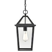 Millennium Lighting Eston 8" Wide Outdoor Mini Pendant Textured Black