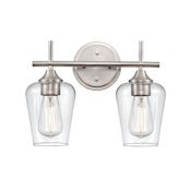 Millennium Lighting Ashford 2 Light 14" Wide Bathroom Vanity Light Brushed Nickel