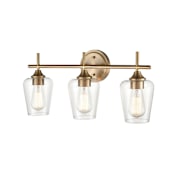 Millennium Lighting Ashford 3 Light 22" Wide Bathroom Vanity Light Modern Gold