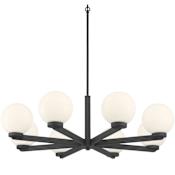 Millennium Lighting Ardeva 8 Light 34" Wide Sputnik Chandelier Matte Black