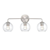 Millennium Lighting 3 Light 26" Wide Bathroom Vanity Light Brushed Nickel