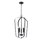 Millennium Lighting Ivey Lake 5 Light 11" Wide Taper Candle Multi Light Pendant Matte Black