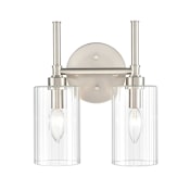 Millennium Lighting Chastine 2 Light 11" Wide Vanity Light Brushed Nickel