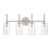 Millennium Lighting Chastine 4 Light 26" Wide Vanity Light Brushed Nickel