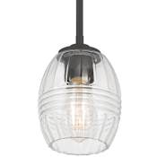 Millennium Lighting Miravelle 5" Wide Mini Pendant Matte Black