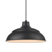 Millennium Lighting RLM Series 17" Wide LED Pendant Satin Black