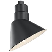 Millennium Lighting RLM 1 Light 10" Wide Outdoor Angle Cone Shade Satin Black