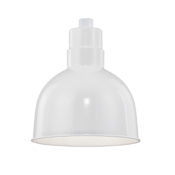 Millennium Lighting RLM 1 Light 10" Wide Outdoor Dome Shade White