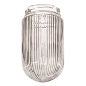 Millennium Lighting RLM 4" Wide Ribbed Glass Replacement Shade Ribbed / Clear