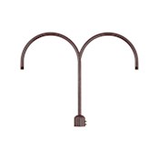 Millennium Lighting RLM Two Light Post Adapter Architectural Bronze