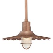 Millennium Lighting Radial Wave 1 Light 18" Wide Outdoor Shade
Copper