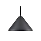 Millennium Lighting R Series 13" Wide Pendant Satin Black