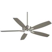 MinkaAire Kelvyn 52" 5 Blade Indoor CCT LED Ceiling Fan with Remote Included Brushed Nickel / Silver