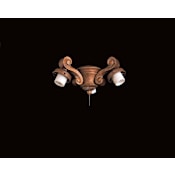 MinkaAire 3 Light Renaissance Ceiling Fan Light Kit Etruscan Gold