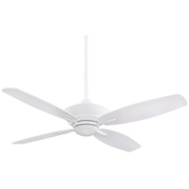MinkaAire New Era 52" 4 Blade Indoor Ceiling Fan with Remote Included White
