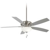 MinkaAire Watt 60" 5 Blade LED Indoor Energy Star Ceiling Fan Brushed Nickel