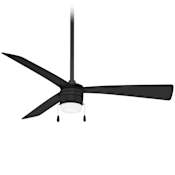 MinkaAire Vital 44" 3 Blade Indoor LED Ceiling Fan Coal