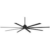 MinkaAire Xtreme H2O 84" 8 Blade Indoor / Outdoor Ceiling Fan with Remote Included Coal