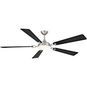 MinkaAire Cadena 65" 5 Blade Indoor Smart 5CCT LED Ceiling Fan with Remote Included Brushed Nickel / Coal