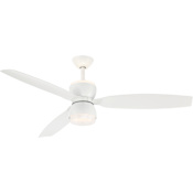 MinkaAire Sandfell 3 Blade Indoor Smart 5CCT Up / Down LED Light Ceiling Fan with Remote Included Alabaster White
