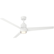 MinkaAire Nillson 3 Blade Indoor Smart LED Ceiling Fan Alabaster White