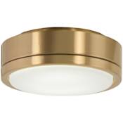 MinkaAire Rudolph 7" Wide Single LED Ceiling Fan Light Kit Brushed Brass
