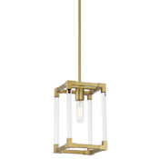 Minka Lavery Oro District 1 Light 7" Wide Vantage Mini Pendant Soft Brass